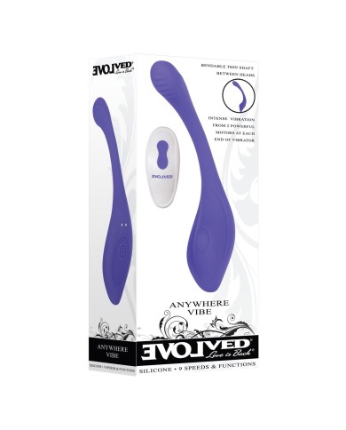 Vibratore Doppia Stimolazione Evolved Viola