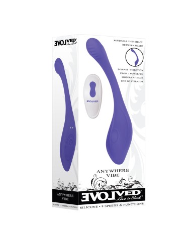 Vibratore Doppia Stimolazione Evolved Viola