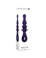 Plug Anale Gender X RING POP Viola (8,9 cm) Plug Anale Gender X RING POP Viola (8,9 cm)