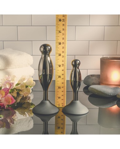 Plug Anale Evolved Grigio 2 Pezzi