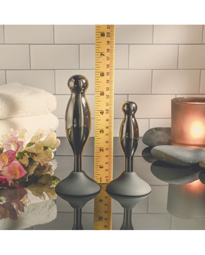 Plug Anale Evolved Grigio 2 Pezzi