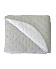 Trapunta Pierre Cardin TRIANA Grigio Perla Matrimoniale (3 Pezzi)