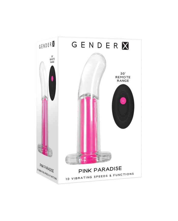 Vibratore Anale Gender X Paradise Rosa Vibratore Anale Gender X Paradise Rosa