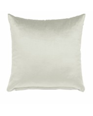 Cuscino Alexandra House Living Bianco Nero Pelle 10 x 48 x 48 cm