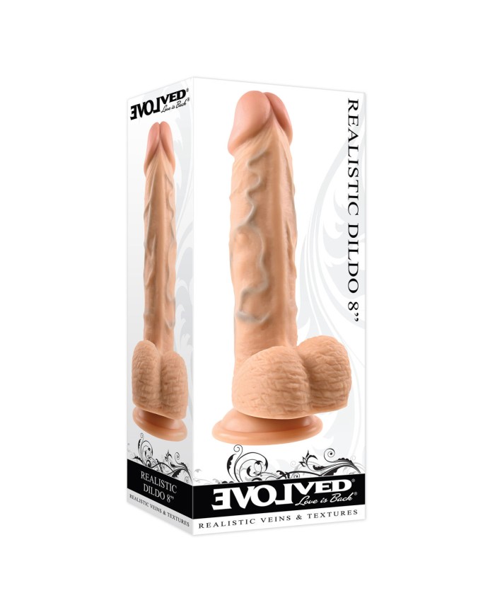Dildo Realistico Evolved PVC Ø 4 cm Dildo Realistico Evolved PVC Ø 4 cm