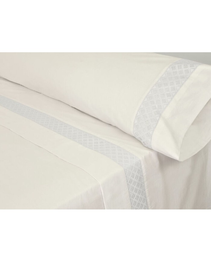 Set di Lenzuola Pierre Cardin ELISA Bianco Osimano Set di Lenzuola Pierre Cardin ELISA Bianco Osimano