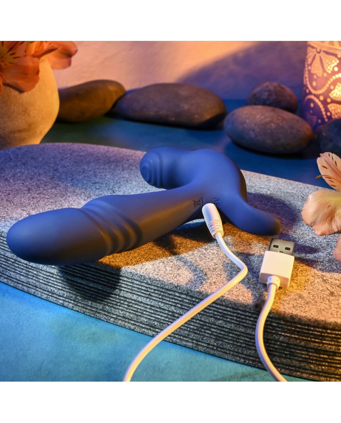 Vibratore Anale Gender X Gender X Azzurro Vibratore Anale Gender X Gender X Azzurro