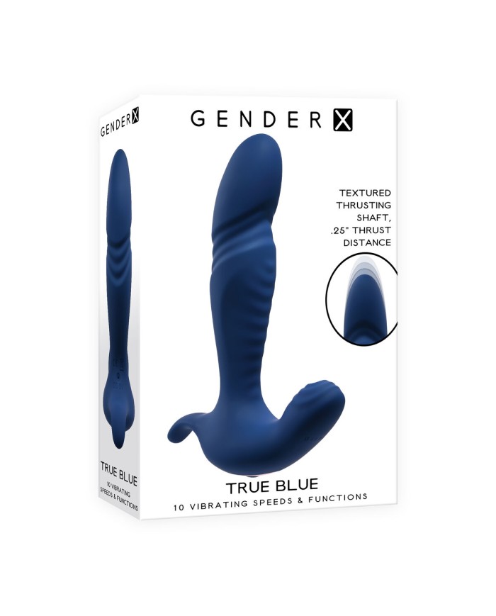 Vibratore Anale Gender X Gender X Azzurro Vibratore Anale Gender X Gender X Azzurro