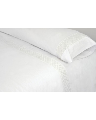 Set di copripiumino Pierre Cardin ELISA Bianco Ala francese 2 Pezzi