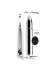 Vibratore Mini Zero Tolerance Zero Tolerance Argentato Vibratore Mini Zero Tolerance Zero Tolerance Argentato