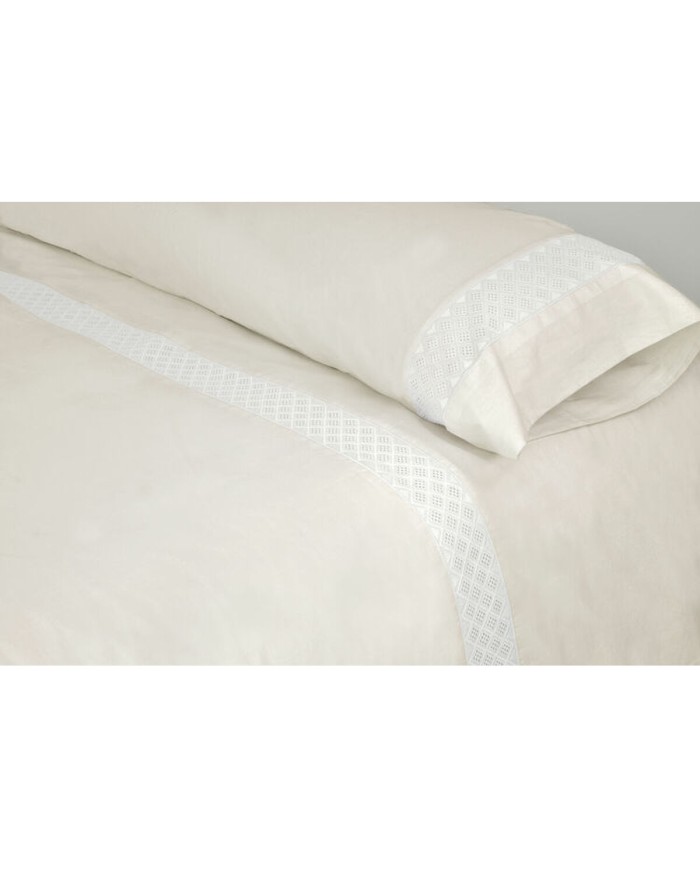 Set di copripiumino Pierre Cardin ELISA Beige Avorio 3 Pezzi Set di copripiumino Pierre Cardin ELISA Beige Avorio 3 Pezzi