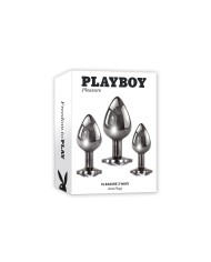 Plug Anale Playboy Playboy Argentato Plug Anale Playboy Playboy Argentato