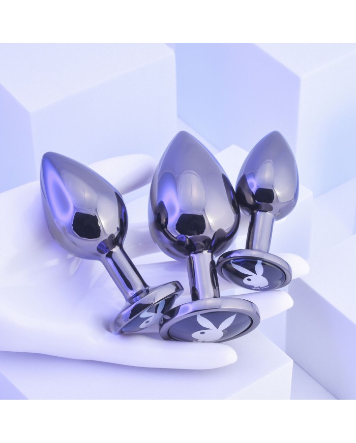 Plug Anale Playboy Playboy Argentato Plug Anale Playboy Playboy Argentato