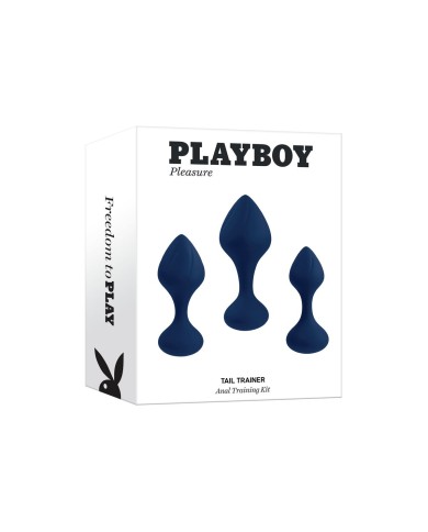 Plug Anale Playboy Playboy Azzurro (8,9 cm)