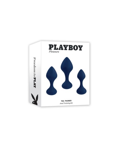 Plug Anale Playboy Playboy Azzurro (8,9 cm)