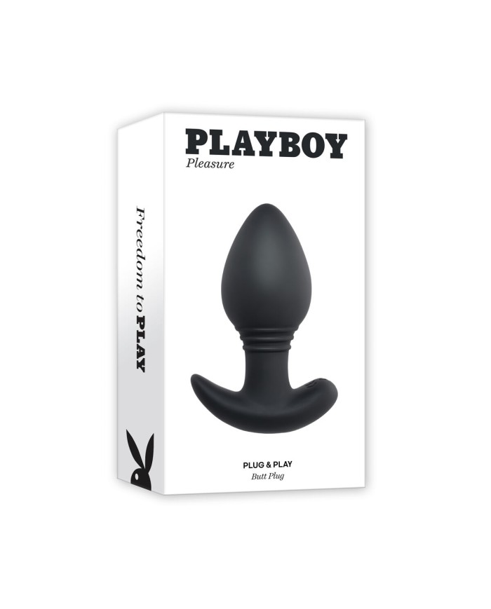 Plug Anale Playboy Plug & Play Nero Plug Anale Playboy Plug & Play Nero
