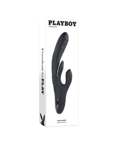Vibratore per il Punto-G Playboy Rabbit Nero Vibratore per il Punto-G Playboy Rabbit Nero