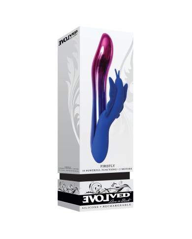 Vibratore per il Punto-G Evolved Multicolore Farfalla Vibratore per il Punto-G Evolved Multicolore Farfalla