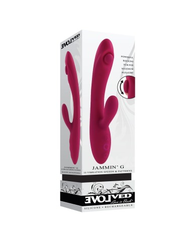 Vibratore per il Punto-G Evolved Jammin G Rosso Vibratore per il Punto-G Evolved Jammin G Rosso