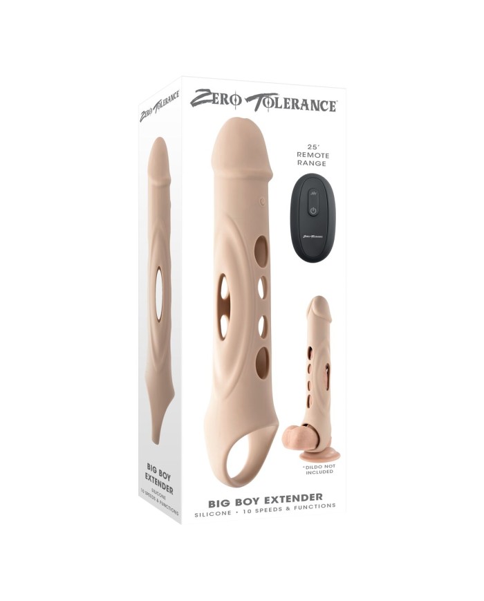 Cover per pene Zero Tolerance Zero Tolerance Carne Ø 4,1 cm Cover per pene Zero Tolerance Zero Tolerance Carne Ø 4,1 cm