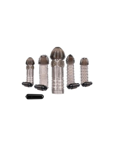 Cover per pene Selopa Nero Ø 3,9 cm Cover per pene Selopa Nero Ø 3,9 cm