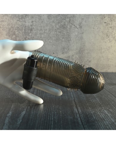 Cover per pene Selopa Nero Ø 3,9 cm Cover per pene Selopa Nero Ø 3,9 cm