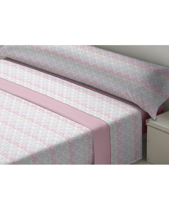 Set di Lenzuola Tejidos Reina SEDALINA KENT Rosa Piazza e mezza Set di Lenzuola Tejidos Reina SEDALINA KENT Rosa Piazza e mezza