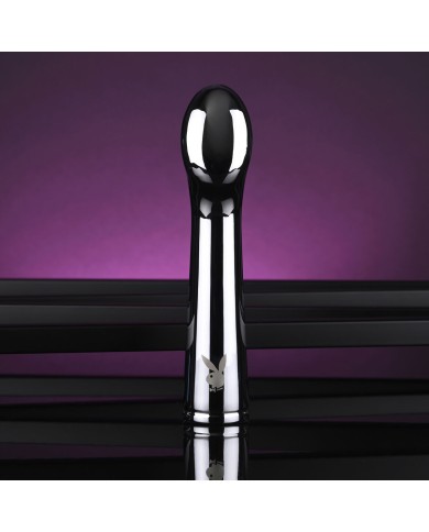Vibratore per il Punto-G Playboy Playboy Argentato Vibratore per il Punto-G Playboy Playboy Argentato