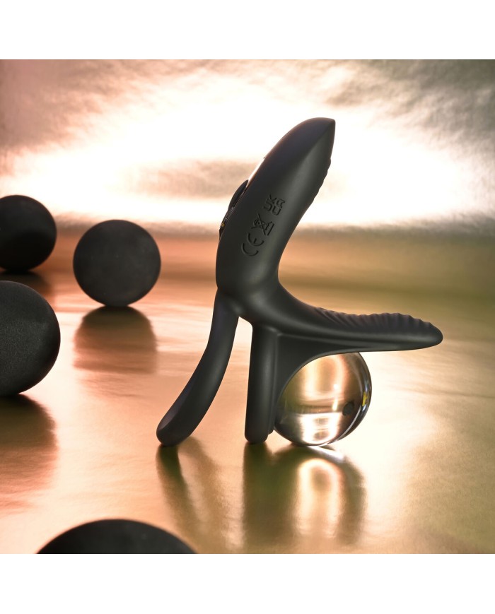 Anelli Fallici Playboy Nero Anelli Fallici Playboy Nero