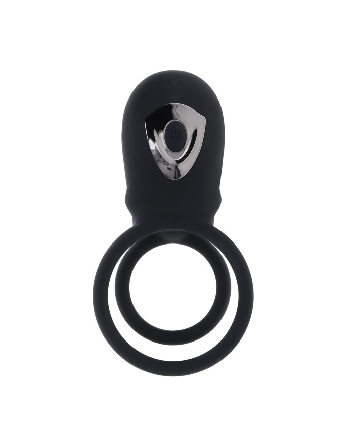 Anelli Fallici Playboy Nero Anelli Fallici Playboy Nero