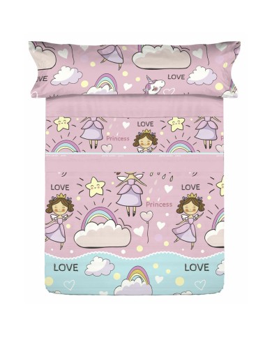 Set di Lenzuola Pierre Cardin MORGANA Rosa Singolo