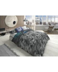 Set di copripiumino Pierre Cardin Ideas Multicolore Blu Marino Singolo 3 Pezzi