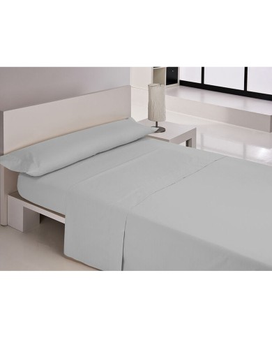 Set di Lenzuola Carla Rubini DENVER Grigio Matrimoniale