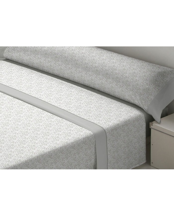 Set di Lenzuola D'Or LAVANDA Grigio Singolo Franela Set di Lenzuola D'Or LAVANDA Grigio Singolo Franela