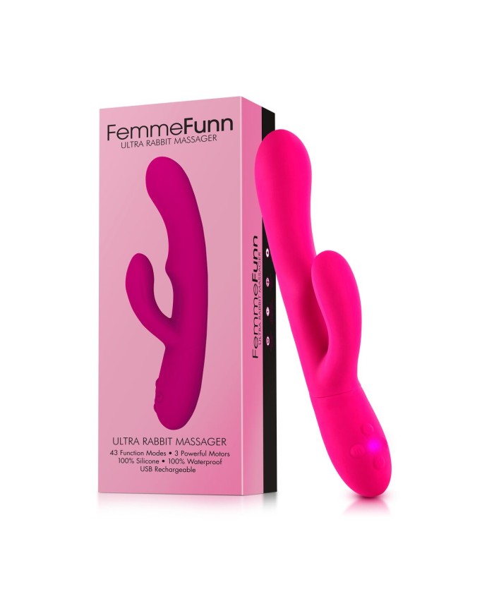 Vibratore per il Punto-G FemmeFunn Rabbit Rosa