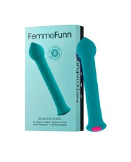 Mini Vibratore FemmeFunn Diamond Wand Verde