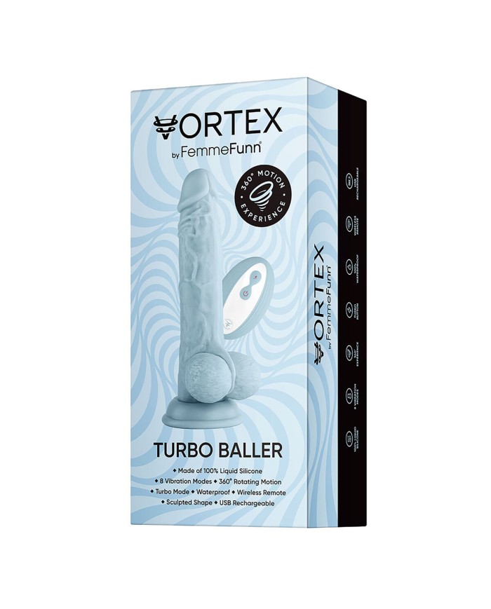 Vibratore FemmeFunn Vortex Azzurro