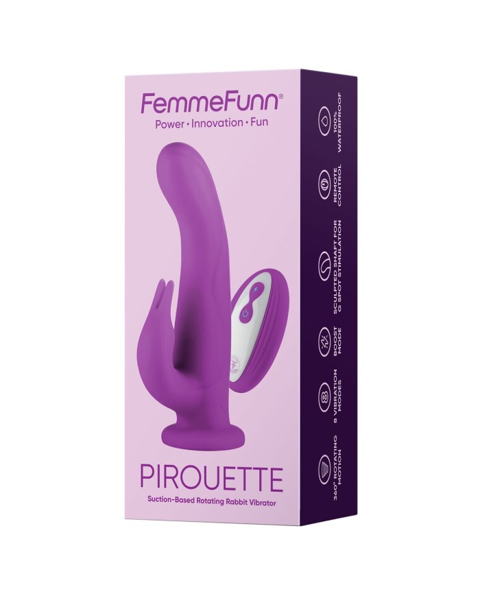 Vibratore per il Punto-G FemmeFunn Pirouette Viola