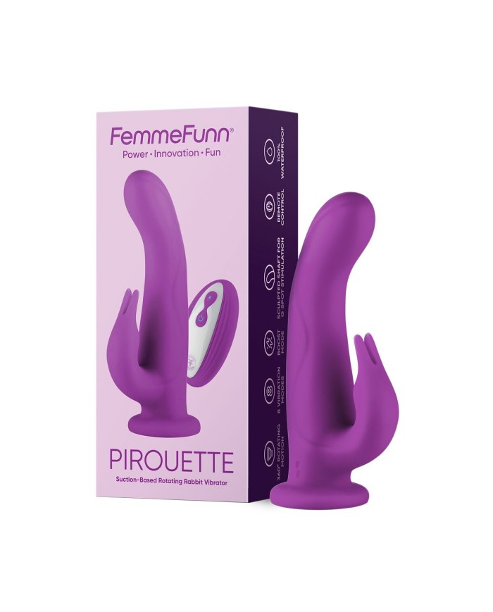 Vibratore per il Punto-G FemmeFunn Pirouette Viola