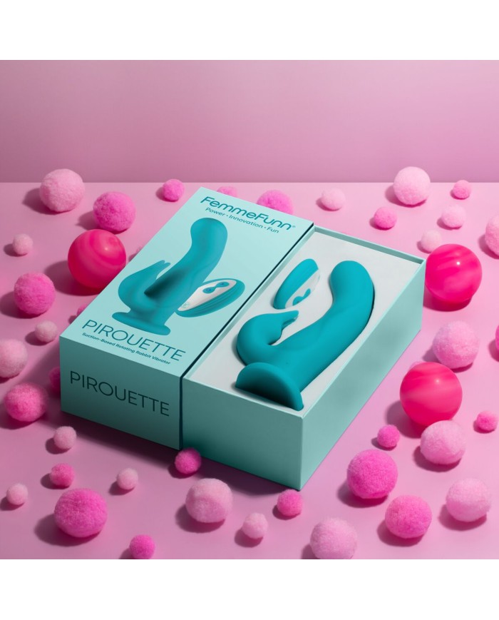 Vibratore per il Punto-G FemmeFunn Pirouette Azzurro