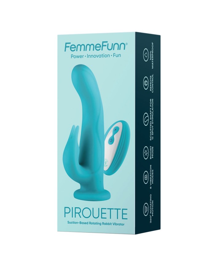 Vibratore per il Punto-G FemmeFunn Pirouette Azzurro