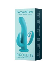 Vibratore per il Punto-G FemmeFunn Pirouette Azzurro