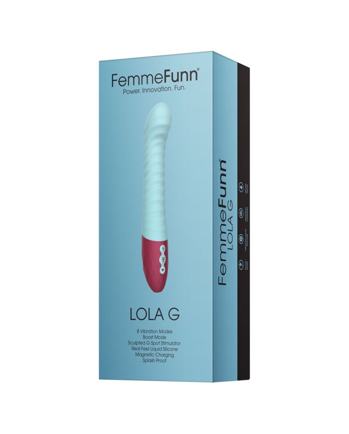 Vibratore per il Punto-G FemmeFunn Azzurro