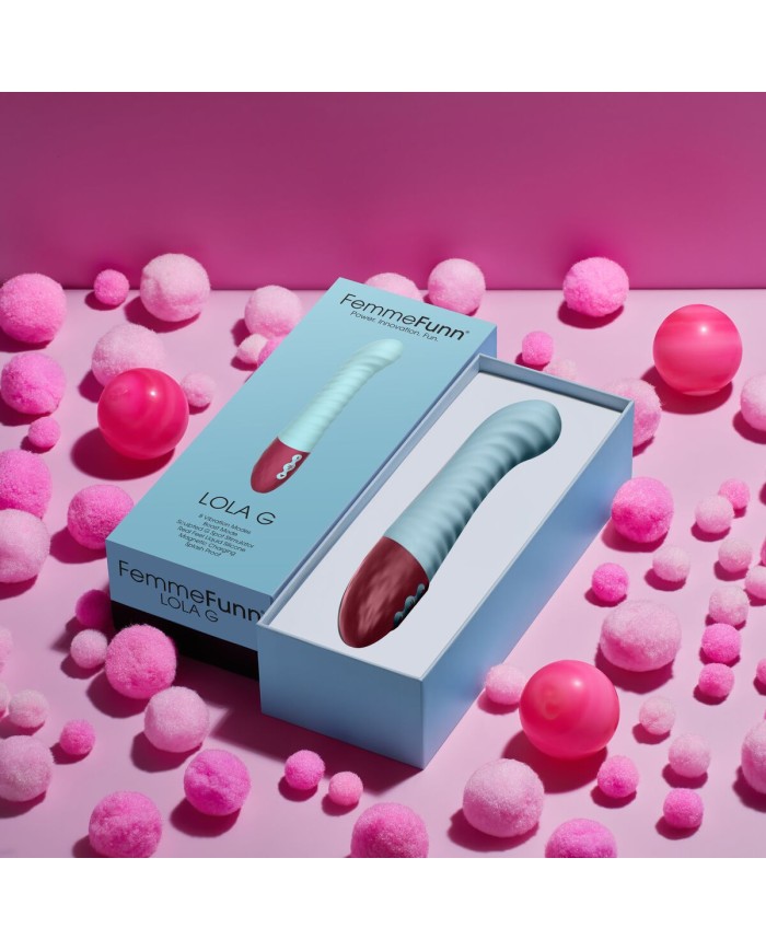 Vibratore per il Punto-G FemmeFunn Azzurro