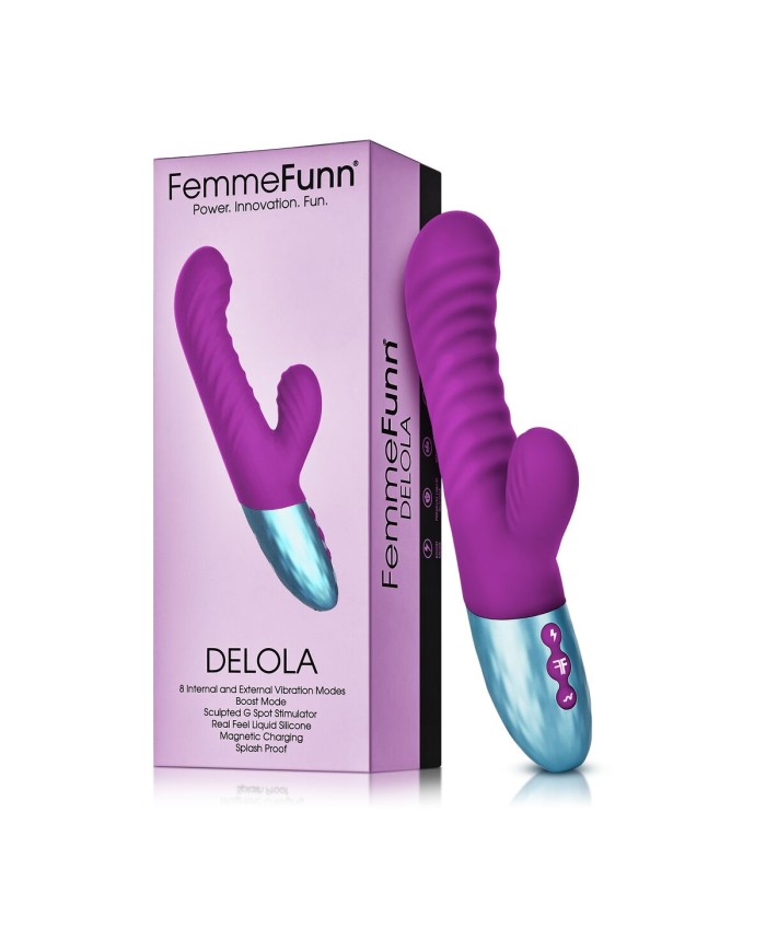 Vibratore per il Punto-G FemmeFunn Delola Viola