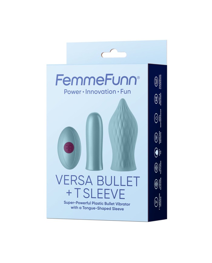 Vibratore Mini FemmeFunn Versa Bullet Azzurro Vibratore Mini FemmeFunn Versa Bullet Azzurro