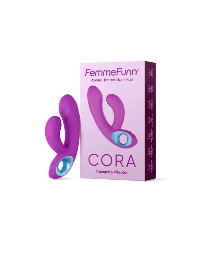 Vibratore per il Punto-G FemmeFunn Cora Viola