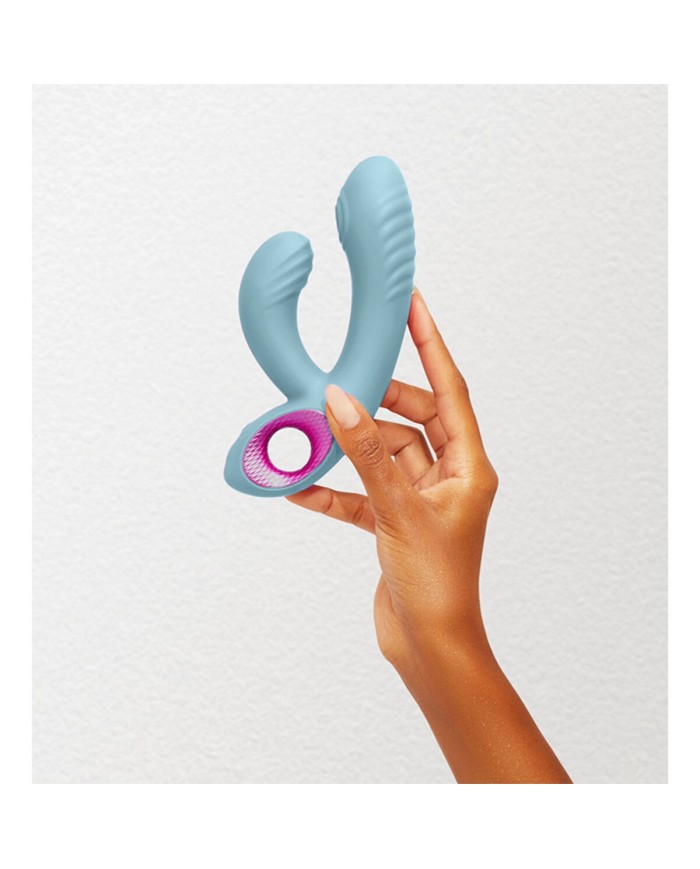 Vibratore per il Punto-G FemmeFunn Cora Azzurro