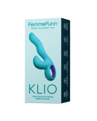 Vibratore per il Punto-G FemmeFunn Klio Azzurro