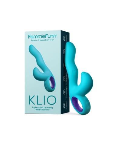 Vibratore per il Punto-G FemmeFunn Klio Azzurro Vibratore per il Punto-G FemmeFunn Klio Azzurro